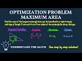 How to Find the Maximum Area of a Rectangle in a Right Triangle Another Step-by-Step Example