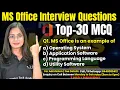 MS Office MCQs Top 30 MS Office Questions Answers Computer Tech Academy