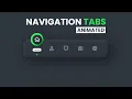 Navigation Tabs Menu Design using Html CSS Javascript 2