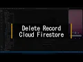 Delete Record Cloud Firestore Firebase - Flutter