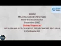 Ace your IGNOU Exams December 2020 MCS-024 Java Solved Paper get good marks with ease