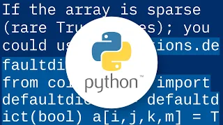 Good way to make a multi dimensional array without numpy