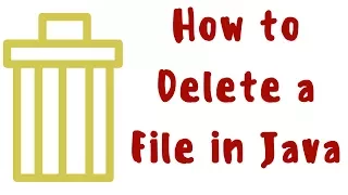 How to delete a file in Java