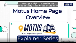 Motus Home Page Overview Motus Explainer Series