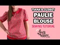 Tiana s Closet Paulie Blouse Sewing Tutorial - Peter Pan Collar Top