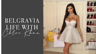 CHLOE KHAN VLOG 2 BELGRAVIA LIFE Tennis lessons Fendi and London life x