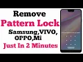 How To Unlock Forgotten Pattern Lock On Android Phone Unlock All Mobile