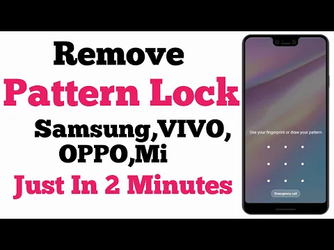 Download MP3 How To Unlock Forgotten Pattern Lock On Android Phone | Unlock All Mobile