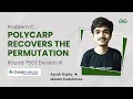 Problem C Polycarp Recovers the Permutation CodeForces Round 756 Div 3 Ayush Gupta Master
