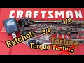 Craftsman GunMetal Chrome and ratchet vs Craftsman USA Ratchet Torture Test
