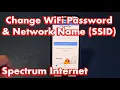 Spectrum How to Change WiFi Password or Network Name SSID - Super Easy