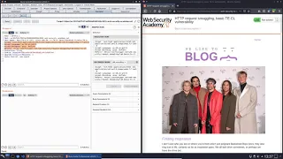 HTTP request smuggling basic TE CL vulnerability solution