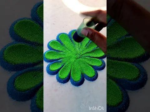 very simple Rangoli #rangoli #shorts