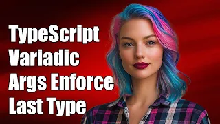 TypeScript Variadic Arguments How to Enforce the Last Argument Type