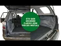 5th Gen Toyota 4Runner Canvasback Cargo Side Pieces Installation - CARGO NET NOT ACCESSIBLE