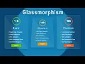 CSS Card Hover Glassmorphism Effect Using HTML and CSS Glassmorphism Price Card Hover Effect CSS