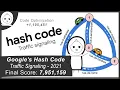Traffic Signaling Problem Solution Online Qualification Round Google Hash Code Competition 2021