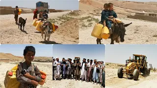 تحول در 17 قریه ولسوالی حضرت سلطان سمنگان آغاز به کار 11 پروژه انکشافی در مناطق محروم و دور افتاده 