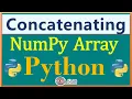 Concatenate Array in python vstack and hstack function NumPy Aray for beginners