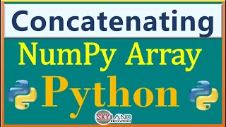 Concatenate Array in python vstack and hstack function NumPy Aray for beginners