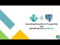 Importing Shapefiles into PostgreSQL and publishing WMS services using GeoServer