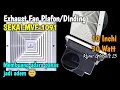 Heksos Exhaust Fan Plafon/Dinding SEKAI MVF-1091 (Membuang Udara Panas Menjadi Adem) Ukuran 10 Inchi