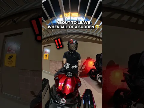 never BACKPACKING this guy back again #motorcycle #biker