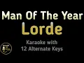Download Lagu Lorde - Man Of The Year Karaoke Instrumental Lower Higher Male \u0026 Original Key