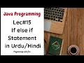 Lec If Else If Statement in Java Java Programming in