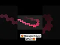 Hexagon hover effect in CSS