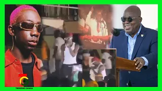 akuffo addos fall was greater than mine bosom p yung replies trolls after falling on stage