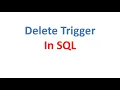 Delete Trigger in