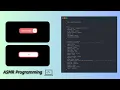 ASMR Programming Creating a Beautifully Animated Button No Talking
