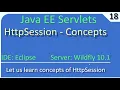 HttpSession Attributes Part 1 Demo JavaEE Wildfly Servlet Tutorial