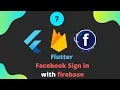 Flutter Facebook SignIn using Get-X and firebase VM