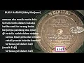 Download Lagu Tuty Subardjo dgn. Orkes pim. Onny - Buku Harian (Eddy Muljono) - 1967