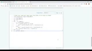 Collections OrderedDict HackerRank Coding in LockDown