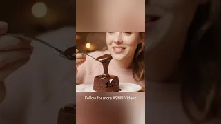 ASMR Choco Lava Cake Eating #ai #aiart #asmrsounds #asmr #aiasmr #satisfyingvideo #satisfying