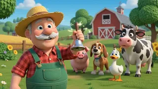 Old MacDonald Had a Farm 🐮🐷🐔 | Fun Animal Sounds Song | Kids Songs