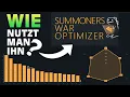 SUMMONERS WAR OPTIMIZER HOW TO USE deutsch