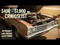 10 Craigslist Classic Project Cars From 400 to 1 000
