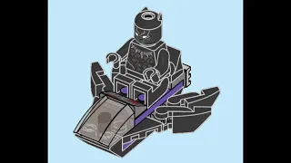 LEGO Instructions | Marvel | 242316 | Black Panther with Jet | Infinity Saga | Magazine Gift