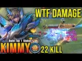 Download Lagu WTF DAMAGE!! Midlane Kimmy is Deadly, Insane 22 Kills!! - Build Top 1 Global Kimmy ~ MLBB