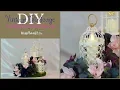 DIY Vintage Birdcage Lantern Wedding Centerpiece Vintage Centerpieces DIY Tutorial