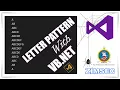 Letter Pattern With VB Net ZIMSEC