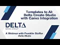 Templates to AI Delta Create Studio Canva Integration Inside DeltaNET 7