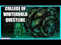 Skyrim College of Winterhold Full Quest Walkthrough All Quests Guide Mage Guild