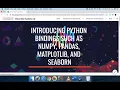 Introducing matplotlib and seaborn as main data visualization libraries in Python