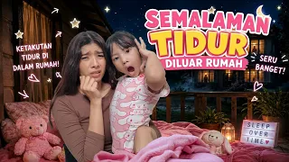 KETAKUTAN SEMALAMAN TIDUR DILUAR RUMAH BARENG DARLEEN TANPA DISTA DOMINIQ!! #viralvideo #viralvideos