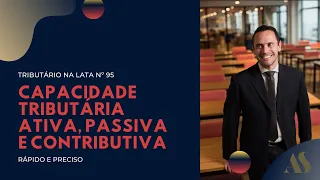 CAPACIDADE TRIBUTÁRIA ATIVA, PASSIVA E CONTRIBUTIVA